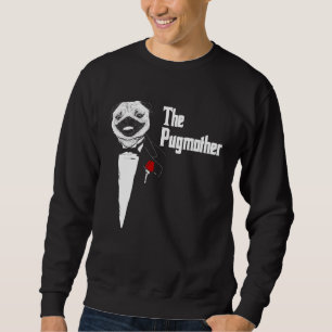 Sudadera Mamá Pug La Pugmadre La Perra Madre Mamá Pug
