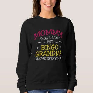 Sudadera Mamá Sabe Mucho Pero Bingo Abuelamau2026 Abuela