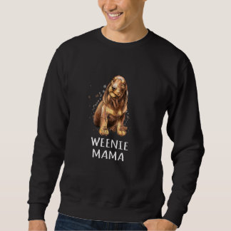 Sudadera Mamá Salchicha Dachshund Mamá Perro Salchicha Anim