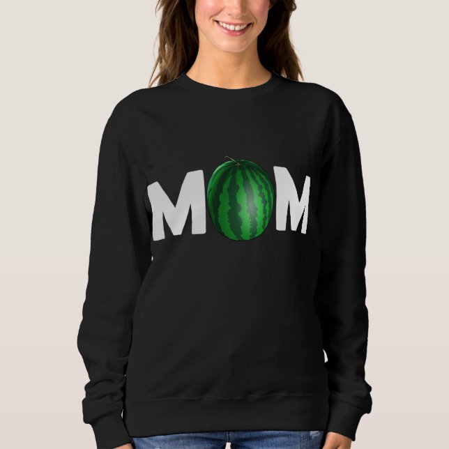 Sudadera Mamá sandía Tropical Summer Vibes Fruto (Anverso)