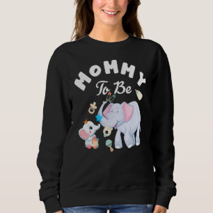 Sudadera Mamá será elefante Baby Shower Día de la Madre 2