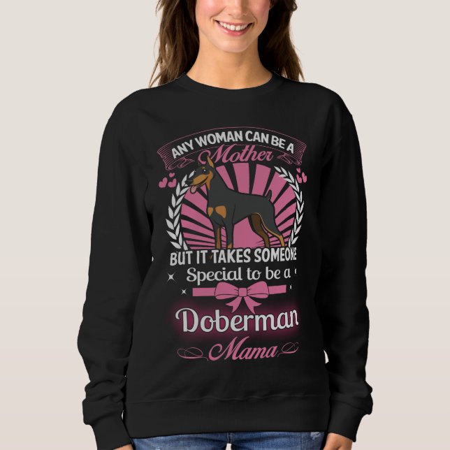 Sudadera Mamá Shirt del Doberman (Anverso)