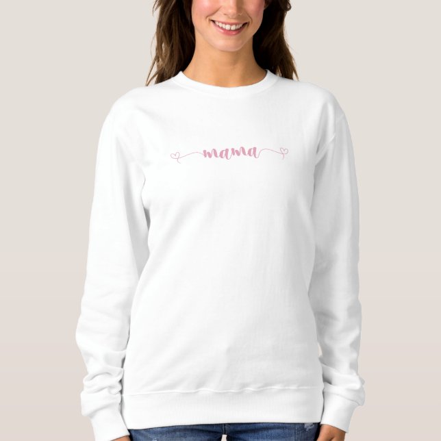 Sudadera Mama Simple Sweet Minimalista (Anverso)