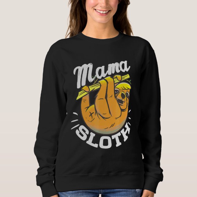 Sudadera Mama Sloth (Anverso)