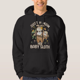 Sudadera Mamá Sloth Ama Solamente A Una Mamá Que Ama Su Esp