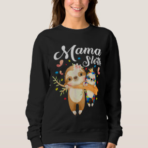 Sudadera Mama Sloth Autism Awareness