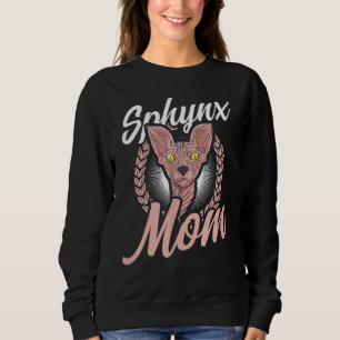 Sudadera Mamá Sphynx Gato Sphynx