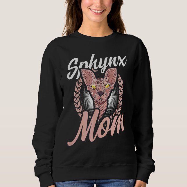 Sudadera Mamá Sphynx Gato Sphynx (Anverso)
