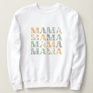 Sudadera Mama Spring Floral Pullover Sweatshirt para Mamá
