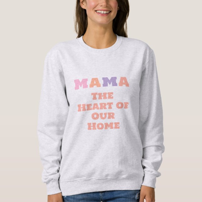 Sudadera Mamá sudadera, regalo del Día de la Madre Personal (Anverso)