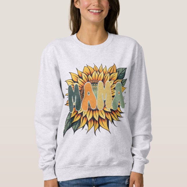 Sudadera MAMA Sunflower (Anverso)
