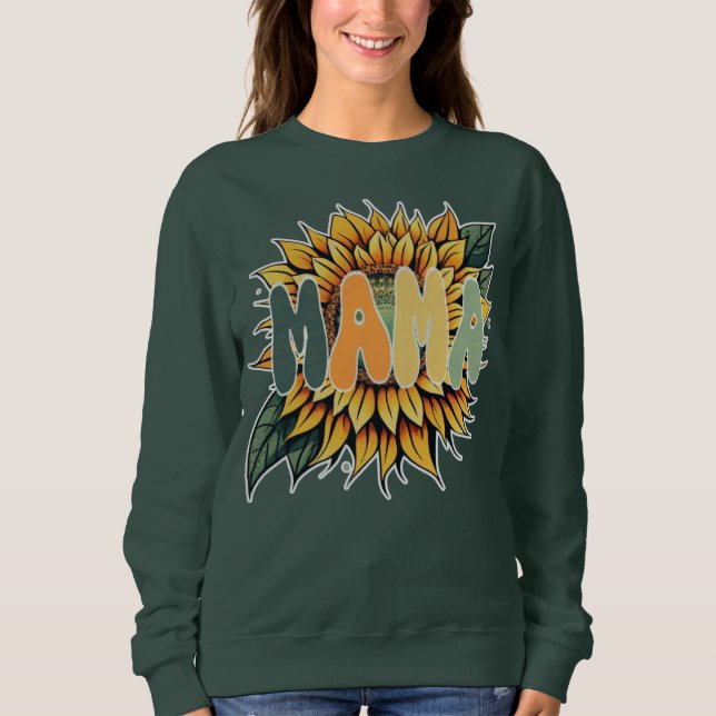 Sudadera MAMA Sunflower (Anverso)