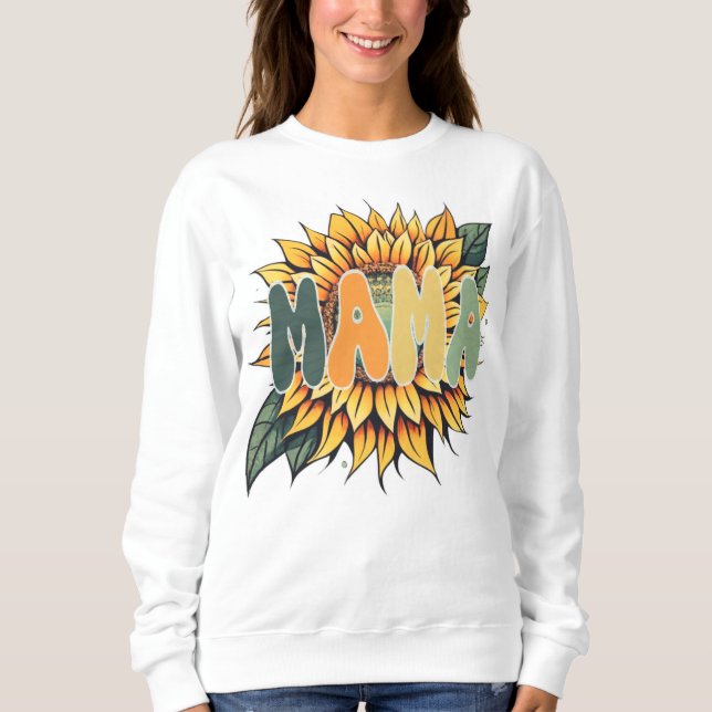 Sudadera MAMA Sunflower (Anverso)