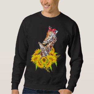 Sudadera Mamá Sunflower Safari África Animal Niños Gira