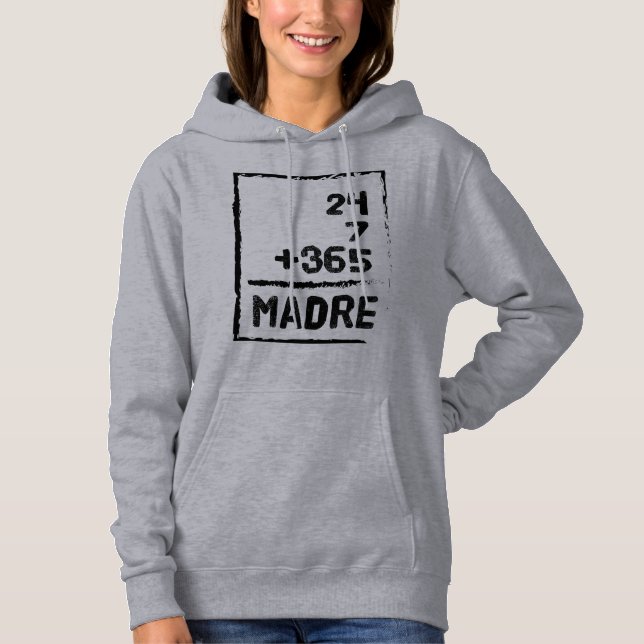 Sudadera Mamá Superhéroe" – Fuerza y Amor Incondicional (Anverso)