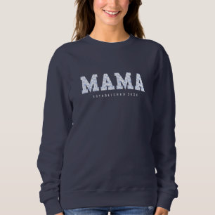 Sudadera Mama Sweater, Blue Floral