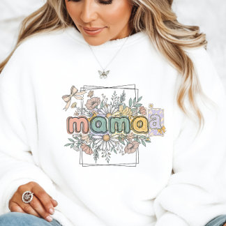 Sudadera Mama Sweatshirt Stylish Mom Pullover Perfect Gift