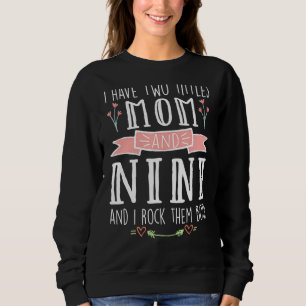 Sudadera Mamá, tengo dos títulos, mamá y Mamáes del Día de