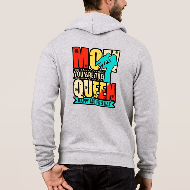 Sudadera Mamá Tú Eres La Reina-67761 (Reverso)