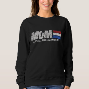 Sudadera Mamá un verdadero héroe americano 2