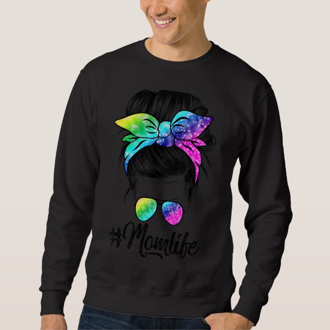 Sudadera Mamá vive desordenada fiesta de las madres (Anverso)
