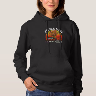Sudadera Mamá Vizsla Retro Vintage Perro Mamá Húngara Vizsl