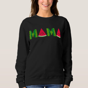 Sudadera Mama Watermelon Summer Fruit Gran Día de la Madre