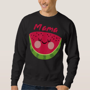 Sudadera Mama Watermelon Summer Fruit Gran Día de la Madre 