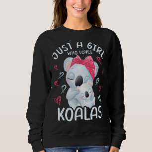 Sudadera Mamá Y Bebé Koala Sólo Un Chica Que Ama A Koalas