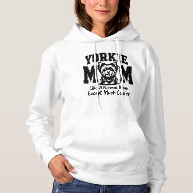 Sudadera Mamá yorkie (Anverso)