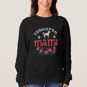 Sudadera Mamá yorkiepoo mujeres adoran a una mascota de per