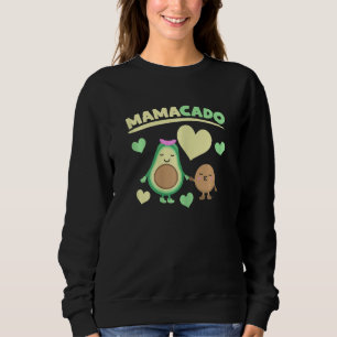 Sudadera Mamacado Aguacate Embarazada Madre Embarazo