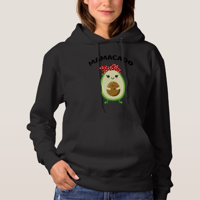 Sudadera Mamacado Avocado Pregnant Mom Pregnancy Avo (Anverso)