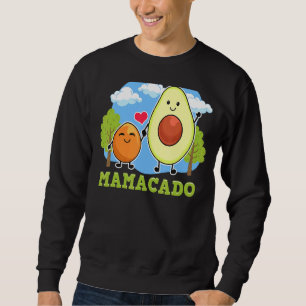 Sudadera Mamacado Mama Aguacado Con Seda Madre Vegan