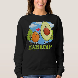 Sudadera Mamacado Mama Aguacado Con Seda Madre Vegan