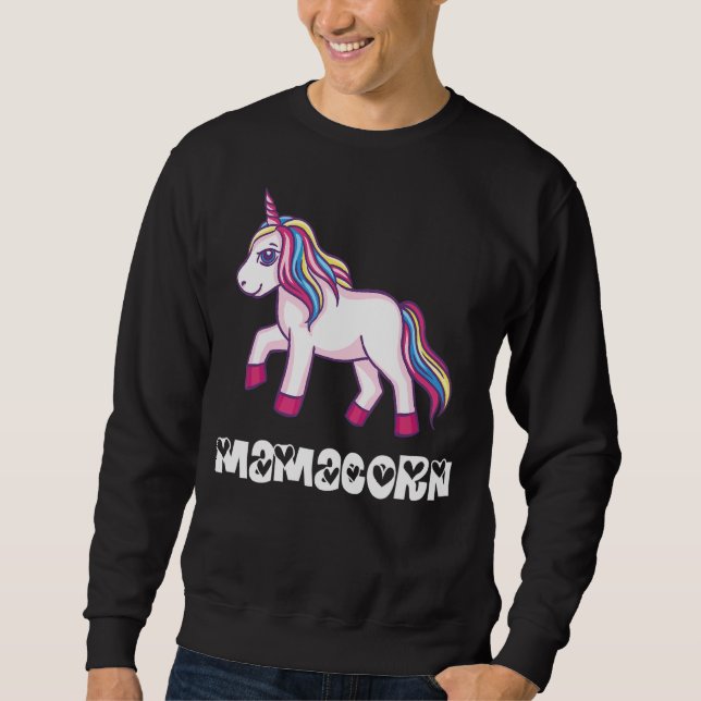 Sudadera Mamacorn del Día de la Madre (Anverso)