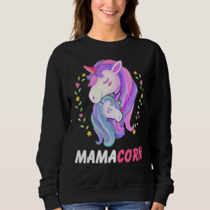 Sudadera Mamacorn Unicorn Mamá hija de día de mamá