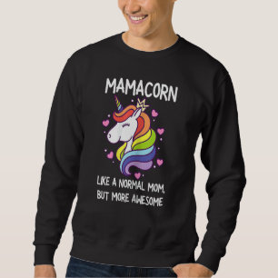 Sudadera Mamacorn Unicornio mujeres disfraces de mamá Día d