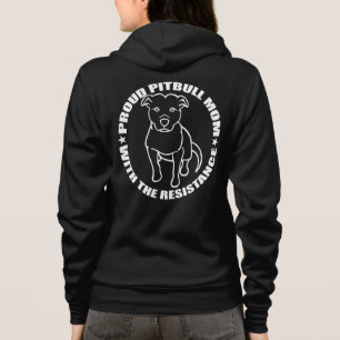 Sudadera Mamáes orgullosas de Pitbull con la resistencia