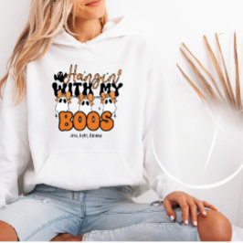 Sudadera Mamás de Halloween personalizadas - Hangin’ con mi