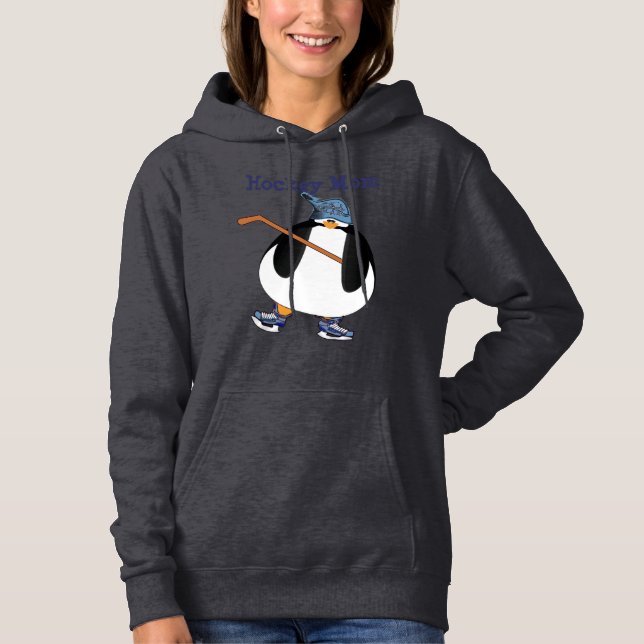 Sudadera Mamás y pingüinos de hockey (Anverso)