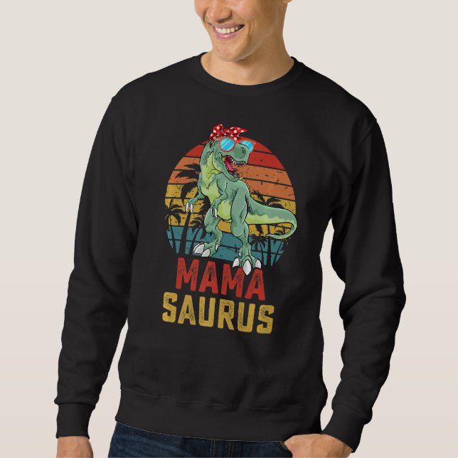 Sudadera Mamasaurus T Rex Dinosaur Mama Saurus (Anverso)
