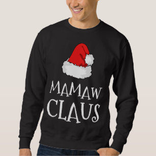 Sudadera Mamaw Claus Navidades Gorra grupo familiar que coi