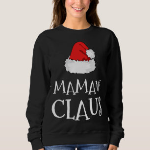 Sudadera Mamaw Claus Navidades Gorra grupo familiar que coi
