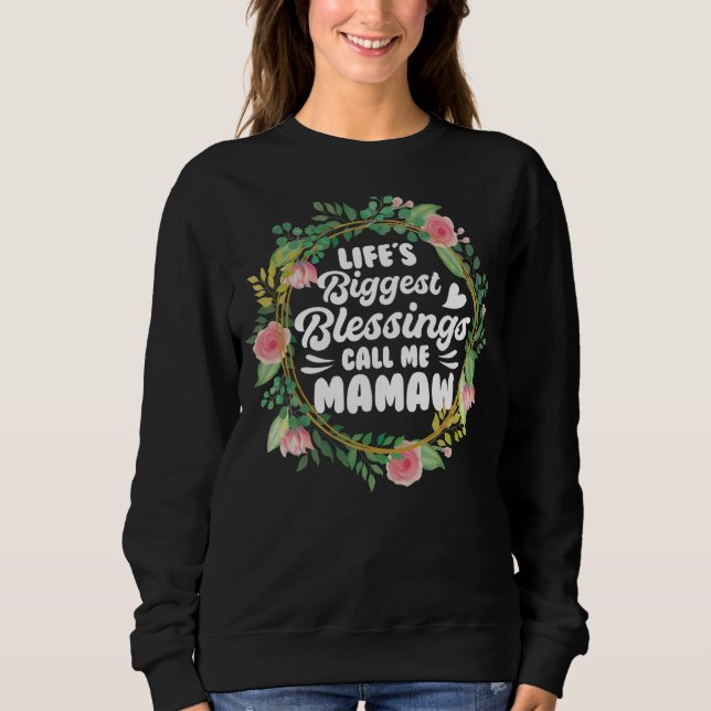 Sudadera Mamaw Cute Abuela (Anverso)