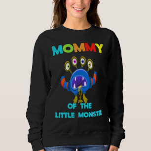 Sudadera Mami de la pequeña hija de un monstruo o el nacimi