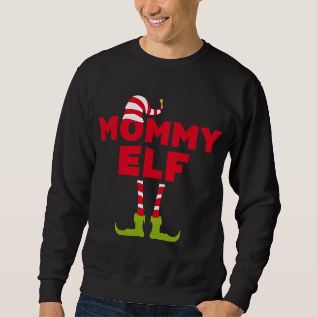 Sudadera Mami Elf Long Sleeve Navidades Costume (Anverso)