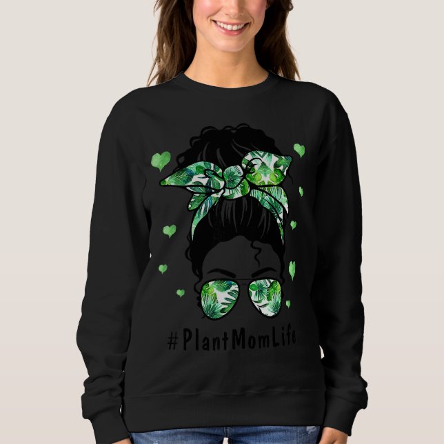 Sudadera Mami Life Hogares Plantador De Mesías Bun (Anverso)