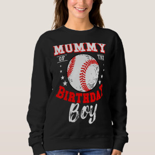 Sudadera Mami Of Birthday Boy Tema Del Béisbol Bday Cele