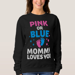 Sudadera Mami Rosa O Azul Te Ama Elefantes Género Del Bebé